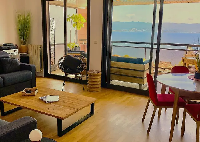 Apartment Grand T2 Standing Proche Centre Et Plages Vue Panoramique Parking Prive Ajaccio (Corsica)